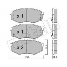 Колодки гальмівні (передні) Hyundai ix20/ix35/Tucson/Sonata/Kia Sportage 10-/Soul 14-