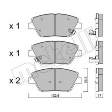 Колодки гальмівні (передні) Hyundai Sonata VI 11-14//Kia Optima 10-