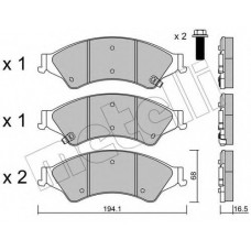 Колодки гальмівні (передні) Ford Ranger 11-