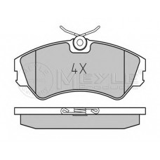 Колодки гальмівні (передні) VW T4 91-03