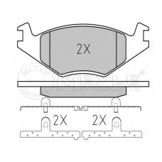 Колодки гальмівні (передні) Seat Cordoba/Ibiza II/VW Golf/Jetta II /Passat/Polo 1.3-2.2 0. 76-99