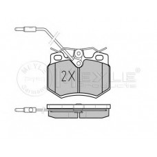 Колодки гальмівні (передні) Citroen AX/C15/C6/Visa/Peugeot 205 II/407 1.0-2.2D 84-