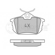 Колодки гальмівні (задні) Mitsubishi Carisma/Colt/Space Star/Volvo S40 95-12 (з датчиками) (TRW)