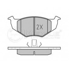 Колодки гальмівні (передні) Seat Cordoba/Ibiza II 93-02/VW Golf III 91-99/Polo 95-02