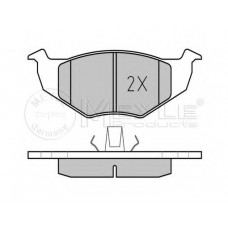 Колодки гальмівні (передні) Seat Cordoba/Ibiza/Toledo 93-02/VW Golf III/Polo 91-02
