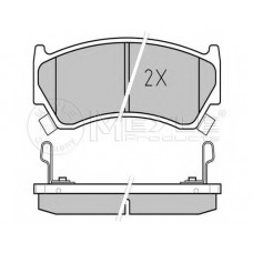 Колодки гальмівні (передні) Nissan Almera 1.4/1.6/2.0D 95-00 к-кт