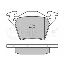 Колодки гальмівні (задні) MB Vito (W638) CDI 98- (Bosch)