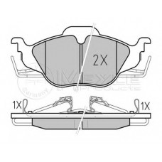 Колодки гальмівні (передні) Opel Astra G/Zafira A 98-09