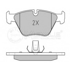 Колодки гальмівні (передні) BMW 3 (E46) 98-07/ X3 (E83)03-11 (Ate)