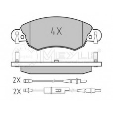 Колодки гальмівні (передні) Citroen C5 I-II 01- (з датчиком)