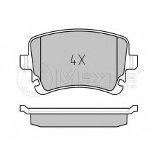 Колодки гальмівні (задні) VW T5 03- (Lucas)