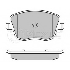 Колодки гальмівні (передні) Seat Cordoba/Ibiza IV/VW Polo/Skoda Fabia 99-15/Roomster 06-15