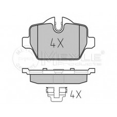 Колодки гальмівні (задні) BMW 3 (E90-E92) 05-12 (TRW)