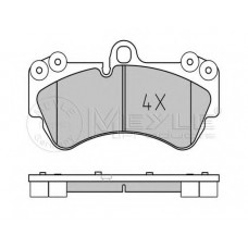 Колодки гальмівні (передні) Porsche Cayenne/VW Touareg 02-10 (Brembo) (190.2.x99.1x16.1)