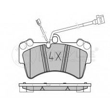 Колодки гальмівні (передні) Audi Q7/ Porsche Cayenne/VW Touareg 02-10 (Brembo)