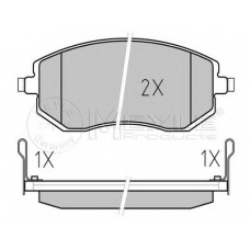 Колодки гальмівні (передні) Subaru Forester/Legacy 02-09