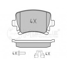 Колодки гальмівні (задні) VW Caddy 03-