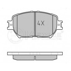 Колодки гальмівні (передні) Toyota Camry 01-06 (131.6x58.3)