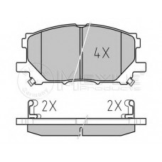 Колодки гальмівні (передні) Lexus RX 03- (140.8x59.5)