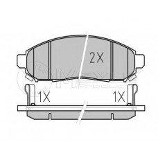 Колодки гальмівні (передні) Nissan NP300 Navara/Pathfinder III 05-