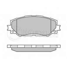 Колодки гальмівні (передні) Toyota RAV4 III 06-/Auris 07-