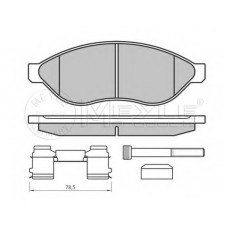 Колодки гальмівні (передні) Citroen Jumper/Fiat Ducato/Peugeot Boxer 06- (Brembo)/(з датчиком)