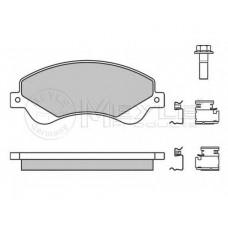 Колодки гальмівні (передні) Ford Transit V347 06- (FWD) (Bosch) Q+ (з датчиком)