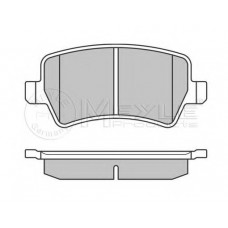 Колодки гальмівні (задні) Ford Galaxy/S-Max 06-15/Volvo S60/S80/V60/V70/XC60/XC70 08-/Land Rover 11