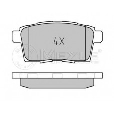 Колодки гальмівні (задні) Mazda CX-7 2.2-2.5/CX-9 3.5/3.7 06- (Akebono)