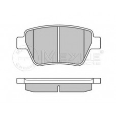 Колодки гальмівні (задні) Audi A1/A3/Skoda Octavia/SuperB/VW Caddy III/Golf/Touran 03-