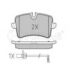 Колодки гальмівні (задні) Audi A4/A5/Q5 07- (з датчиком) (TRW)