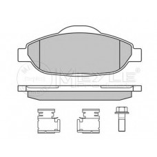 Колодки гальмівні (передні) Peugeot 308/CC/SW/3008 07- (Bosch)