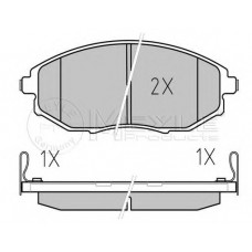 Колодки гальмівні (передні) Chevrolet Epica 2.0-2.5D 05-
