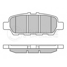 Колодки гальмівні (задні) Infiniti EX/Nissan Cube/Juke/Leaf/Renault Koleos/Suzuki Grand Vitara 05-