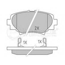 Колодки гальмівні (задні) Mazda 3 III 13-
