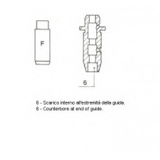 Направляюча клапана EX NISSAN CD17/CD20 48X7X11.03 (вир-во Metelli)