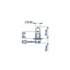 Автолампа Narva H3 RP 50 12V 55W PK22s