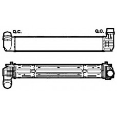 Радіатор інтеркулера Renault Scenic/Megane 1.6-2.0dCi/2.0TCe 08-/Fluence 1.6dCi 14-