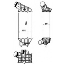 Радіатор інтеркулера Citroen C4/DS4/Peugeot 308/3008 2.0 HDI 07-