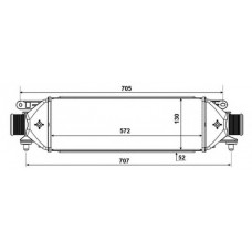 Інтеркулер FIAT Doblo / OPEL Combo (вир-во NRF)