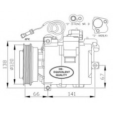 Компресор кондиціонера Audi A4/A6/Skoda Superb/VW Passat 1.6-2.0D 94-