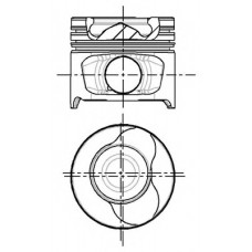 Поршень 76.50MM K9K