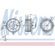 Вентилятор салону VW (вир-во Nissens)