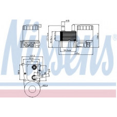 Радіатор масляний FORD TRANSIT CONNECT (TC7) (02-) 1.8 TDCi (вир-во Nissens)