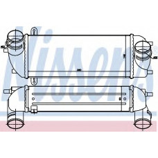 Інтеркулер HYUNDAI SANTA FE (CM) (06-) (вир-во Nissens)
