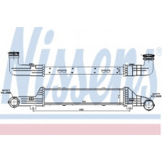Інтеркулер MB W210 E220CDi AC 98-02 (вир-во Nissens)