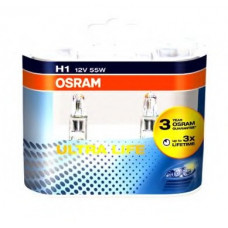 Лампа фарна H1 12V 55W P14,5s ULTRA LIFE (компл.) (вир-во OSRAM)