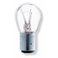Лампа допоміжн. освітлення Р21/4W 12V 21/4W ВАZ15d (2 шт) blister (вир-во OSRAM)