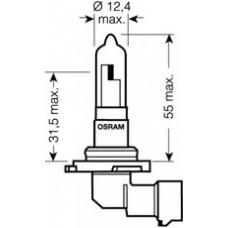Автолампа Osram (HB3 12V 60W)