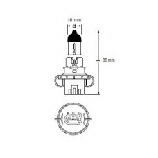 Лампа фарна H13 12V 60/55W P26.4t ORIGINAL LINE (вир-во OSRAM)